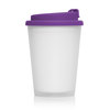 Frosted Double Wall Cup 2 Go Purple
